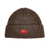 Arthur Beale Men's Grey / Neutrals / Brown  Ensign Beanie Hat - Dark Grey Natural In Grey/brown