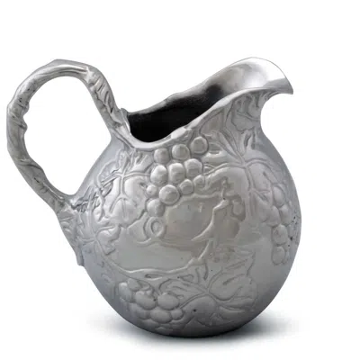 Arthur Court Grape Small Pitcher In Silver