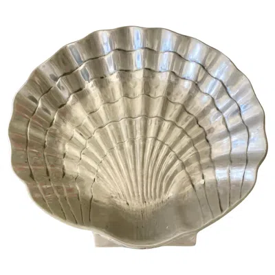 Pre-owned Arthur Court Style Large Shell Bowl - 1 In Brown