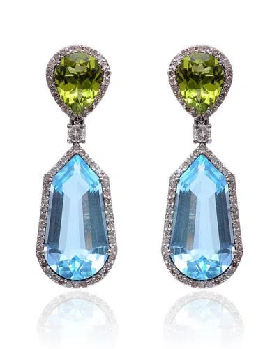 Arthur Marder Fine Jewelry 14k Over Silver Earrings