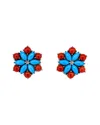 Arthur Marder Fine Jewelry Silver .40 Ct. Tw. Diamond & Gemstone Earrings