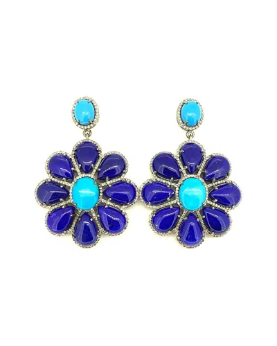 Arthur Marder Fine Jewelry Silver 2.75 Ct. Tw. Diamond Earrings