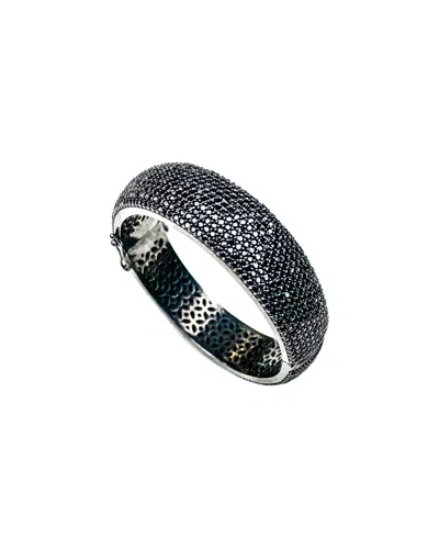 Arthur Marder Fine Jewelry Silver Black Spinel Bangle