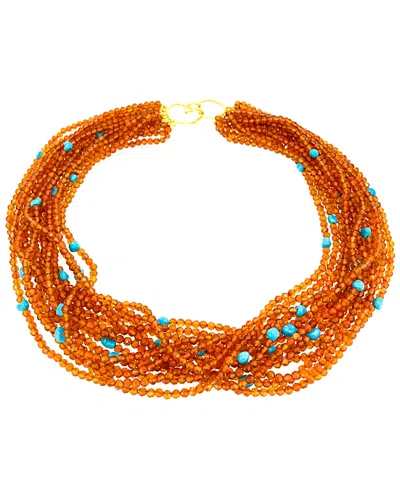 Arthur Marder Fine Jewelry Silver Gemstone Necklace