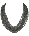 Arthur Marder Fine Jewelry Silver Labradorite Layered Necklace In Gray