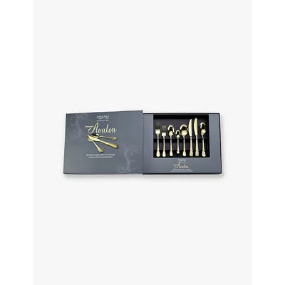 Arthur Price Champagne Avalon 44-piece Pvd-coated Stainless-steel Cutlery Set