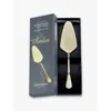 Arthur Price Champagne Avalon Pvd-coated Stainless-steel Cake Server In Champagne