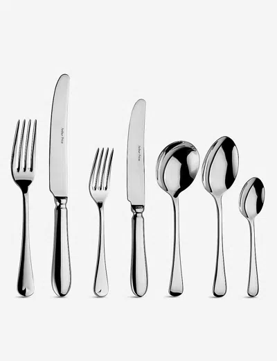 Arthur Price Georgian Stainless Steel 44-piece Cutlery Set In Clear