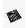 Arthur Price Everyday Classic Bead Set Of Six Stainless-steel Coffee Spoons Stainless Steel In Silver