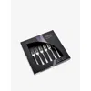 Arthur Price Everyday Classic Bead Set Of Six Stainless-steel Pastry Forks Stainless Steel In Silver