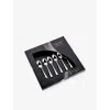 Arthur Price Georgian Set Of Six Stainless-steel Teaspoons Stainless Steel In Silver