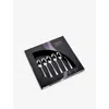 Arthur Price Grecian Set Of Six Stainless-steel Teaspoons Stainless Steel In Silver
