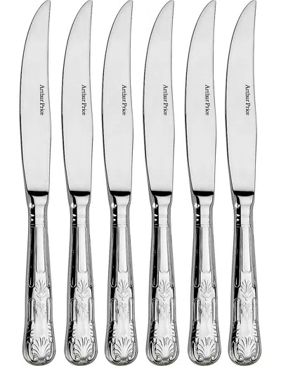 Arthur Price Kings Set Of 6 Stainless Steel Steak Knives