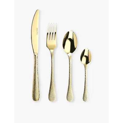 Arthur Price Stainless Steel Avalon 16-piece Pvd-coated Stainless-steel Cutlery Set