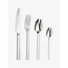Arthur Price Stainless Steel Everyday Classic Horizon 24-piece Stainless-steel Cutlery Set In Silver