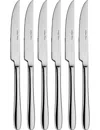 Arthur Price Willow Set Of 6 Stainless Steel Steak Knives