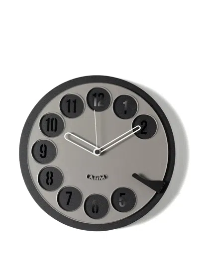 Arti & Mestieri Call Me Wall Clock In Gray