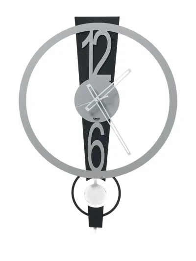 Arti & Mestieri Dj-set Wall Clock In Metallic