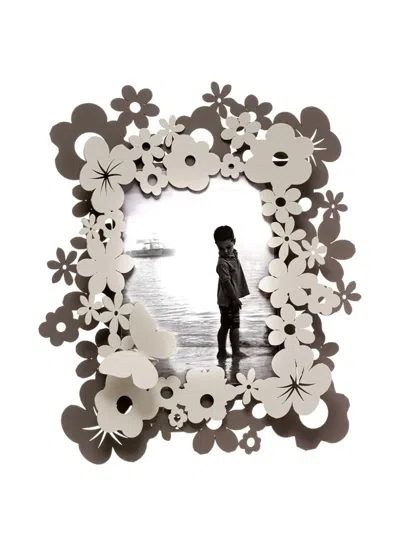 Arti & Mestieri Floral Photo Frame In Brown