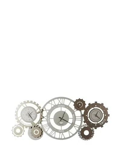 Arti & Mestieri Gear-design Wall Clock In Gray