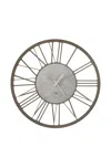 Arti & Mestieri Marble-effect Wall Clock In Multi