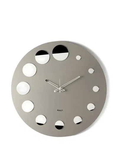 Arti & Mestieri Minimal Wall Clock In Gray