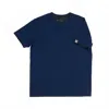 Articl3 Men's Cut Cru Tee In Navy In Blue