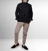 Articl3 Nomad Cotton Blend Pant In Khaki