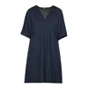 Article X Women's Black V T-shirt Dress
