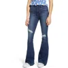 Articles Of Society Bridget High Rise Flare Jean In Hanford In Multi