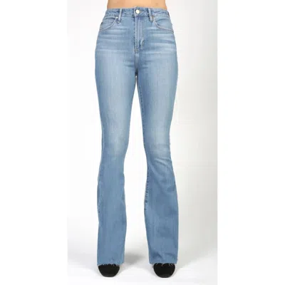 Articles Of Society Brigette High Rise Flare Jean In Haven In Blue
