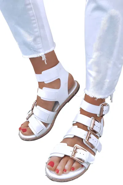 Articles Of Society Roma Sandals In White