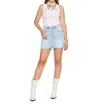 Articles Of Society Turner Skirt In Denim In Blue