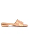Articles Of Society Women's Parma Leather Sandal In Rose Gold In Multi
