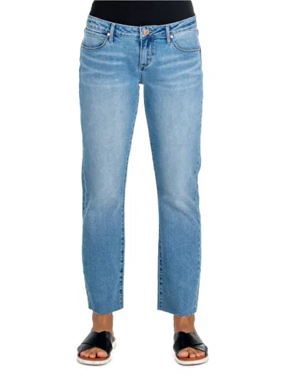 Articles Of Society Women's Rene Mid Rise Straight Jeans In Jenner