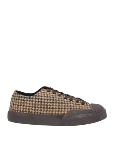 Artifact By Superga Man Sneakers Brown Size 8 Textile Fibers