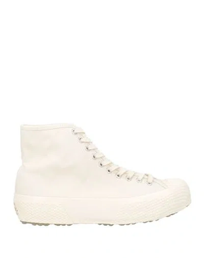 Artifact By Superga Man Sneakers Ivory Size 7.5 Textile Fibers In White