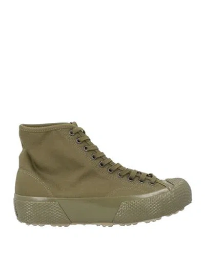 Artifact By Superga Man Sneakers Military Green Size 9 Textile Fibers