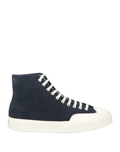 Artifact By Superga Man Sneakers Navy Size 11.5 Leather In Blue