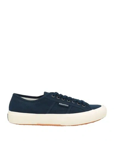 Artifact By Superga Man Sneakers Navy Size 9 Textile Fibers In Multi