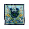 Artifact. Women's Blue / Green Lush Square Silk Scarf - Artifact X Kelly Thompson In Multi