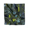 Artifact. Women's Green / Blue Eos Moss Large Luxury Square Silk Scarf In Multi