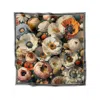 Artifact. Women's Pink / Purple / Blue Fleur Royale Square Silk Scarf