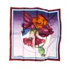 Artifact. Women's Purple / Blue / Neutrals Plume Plum Square Silk Scarf - Artifact X Kelly Thompson In Multi