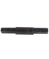 Artifacts Trading Company 12" Straight Marble Rolling Pin With Stand, 11" X 1" In Black Matte