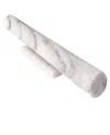 Artifacts Trading Company 12" Straight Marble Rolling Pin With Stand, 11" X 1" In White Matte