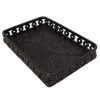 Artifacts Trading Company ™ Artifacts Rattan Inna Design Rectangular Tray In Black