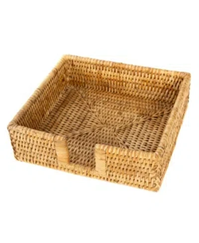 ARTIFACTS TRADING COMPANY ARTIFACTS RATTAN NAPKIN HOLDER