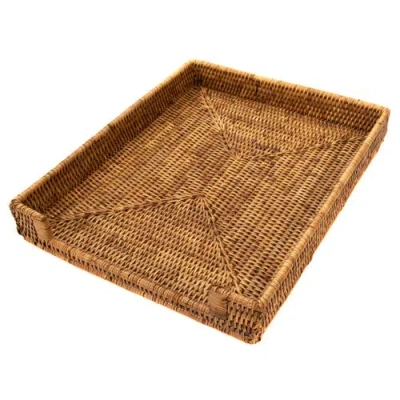 Artifacts Trading Company ™ Artifacts Rattan Office Paper Tray In Brown