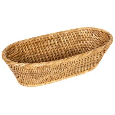 Artifacts Trading Company ™ Artifacts Rattan Oval Bread Basket In Brown